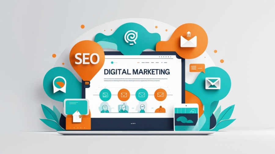 Why Digital Marketing Matters in Today's Landscape Create a website features image