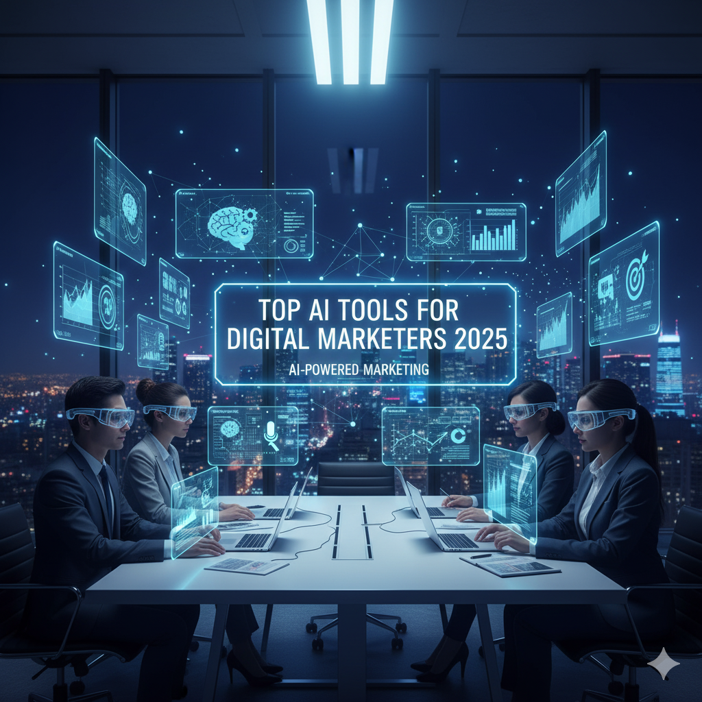 Top AI Tools Every Digital Marketer Should Use in 2025